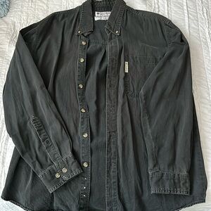 Colombia Gray Button Up Shirt, Unisex